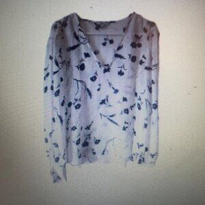 Joie Yadra Silk Floral Popover Blouse Size XL, very good pre-owned condition.